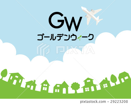 黃金周背景材料 29223208