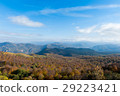 Panoramic view over autumn mountains 29223421