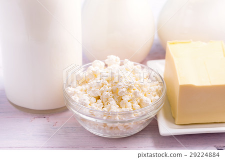 Cottage cheese closeup 29224884