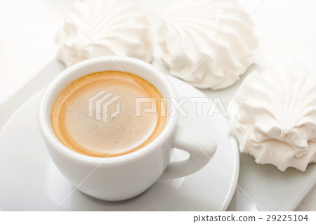 Coffee cup with souffle 29225104