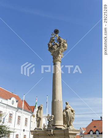 Plague column in Keszthely, Hungary. Plague column in Keszthely, Hungary. 29225289