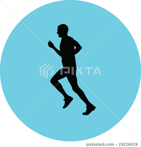 runner silhouette vector runner silhouette vector 29226019