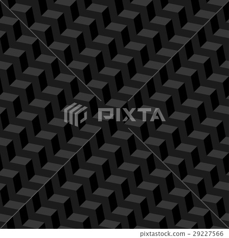 Black Isometric Chevron Pattern. Neutral Seamless Herringbone