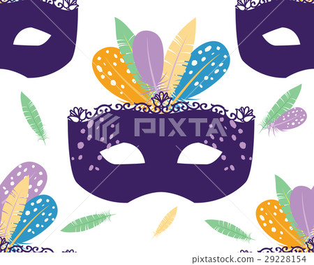 Mardi Gras pattern Vector illustration Mardi Gras pattern Vector illustration 29228154