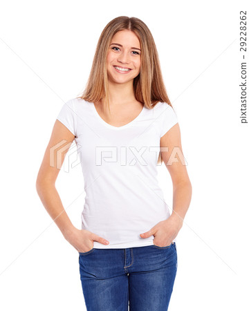 Happy young woman Happy young woman 29228262