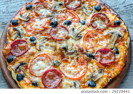 Homemade Regina pizza Homemade Regina pizza 29229441