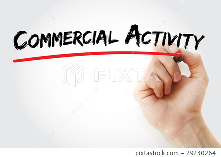 Hand writing Commercial activity 29230264