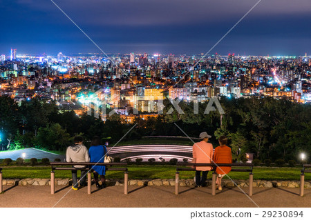 [北海道]旭山紀念公園札幌夜景 29230894