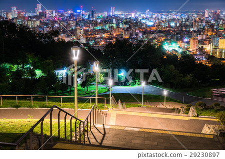 [北海道]旭山紀念公園札幌夜景 29230897