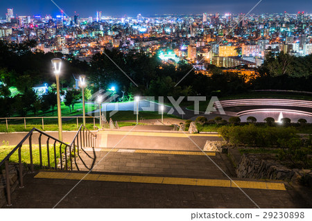 [北海道]旭山紀念公園札幌夜景 29230898