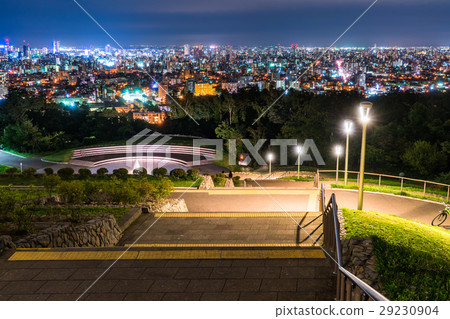 [北海道]旭山紀念公園札幌夜景 29230904