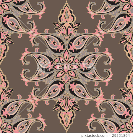 Flourish orient pattern Floral seamless background 29231864
