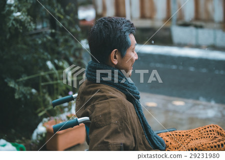 senior, Wheel Chair, outside 29231980