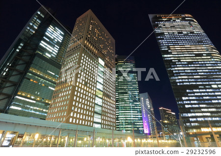 Shiodome摩天大樓小組夜視圖 29232596