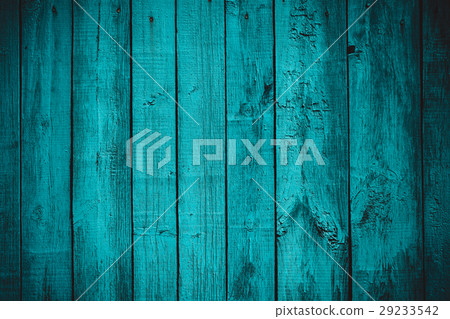 vintage stylized blue planked wood board 29233542