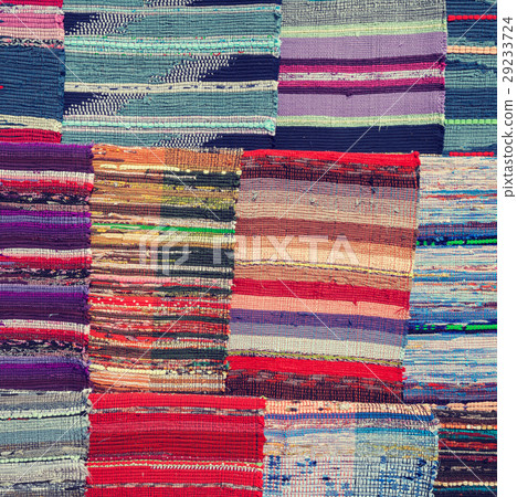 Traditional colorful rug textile Traditional colorful rug textile 29233724