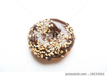 chocolate nuts doughnut 29233842