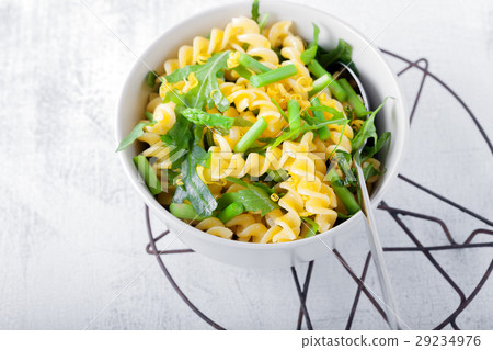 Pasta salad with asparagus and arugula Pasta salad with asparagus and arugula 29234976