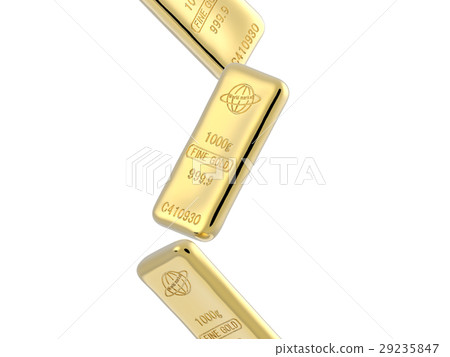 Gold bar rendering 29235847