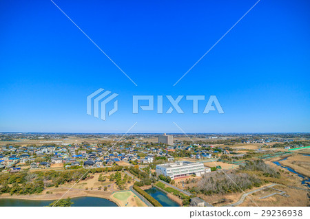 Hamenuma，Sanmu市鳥瞰圖 29236938