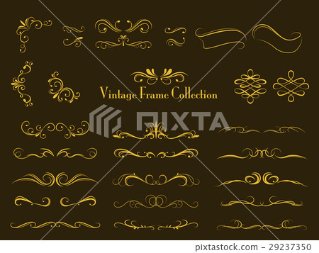 Vintage style frame set 29237350