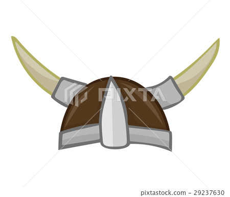 Viking Helmet isolated illustration 29237630
