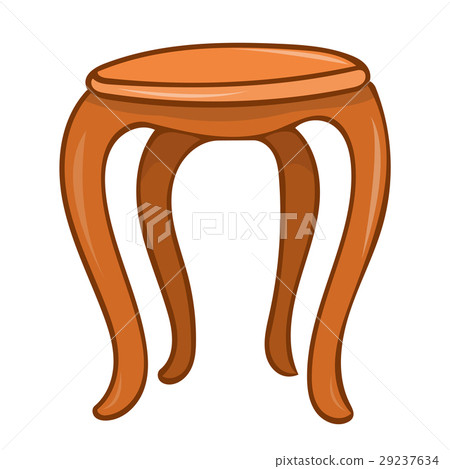 Wooden table isolated illustration Wooden table isolated illustration 29237634