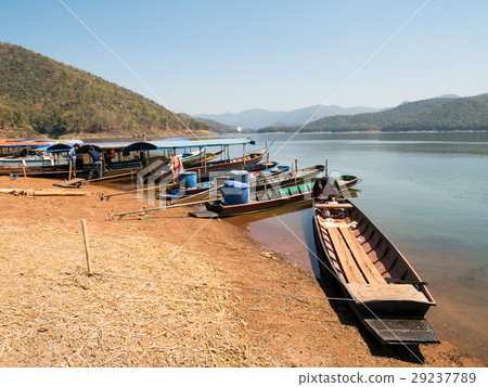 Thai taxi boat at Mae Ngad Dam,Thailand 29237789