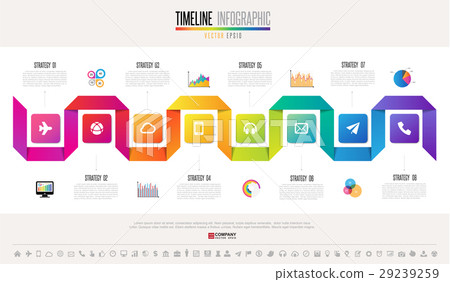 Timeline Infographics Design Template 29239259
