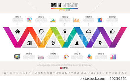 Timeline Infographics Design Template 29239261