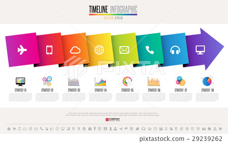 Timeline Infographics Design Template 29239262