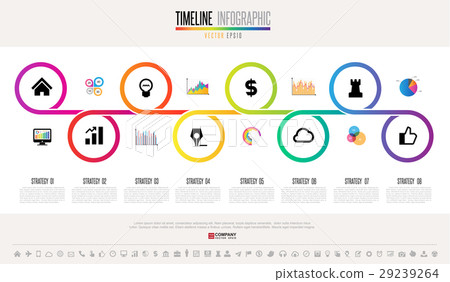 Timeline Infographics Design Template Timeline Infographics Design Template 29239264