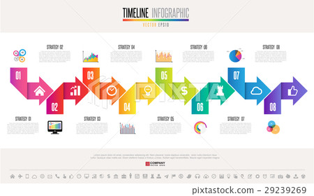Timeline Infographics Design Template 29239269