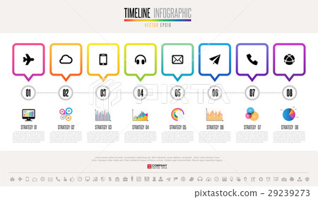Timeline Infographics Design Template 29239273