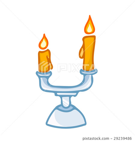 Candle isolated illustration 29239486
