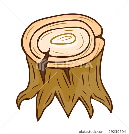 tree stump with roots isolated tree stump with roots isolated 29239504