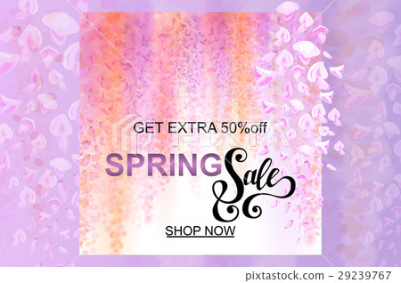 Advertisement about the spring sale Advertisement about the spring sale 29239767