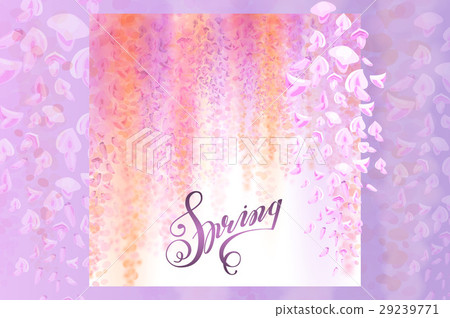 Spring background with blooming wisteria Spring background with blooming wisteria 29239771