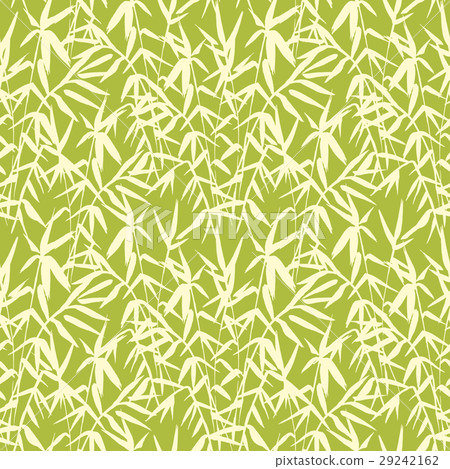 Bamboo seamless japanese pattern on green 29242162