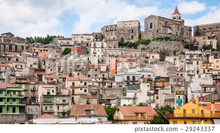 cityscape of Castiglione di Sicilia town in Sicily cityscape of Castiglione di Sicilia town in Sicily 29243337