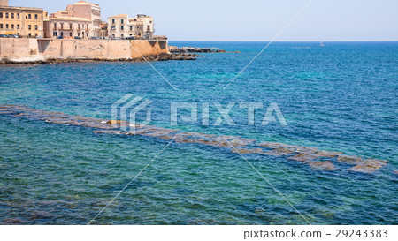 waterfront in Syracuse city in summer day 29243383