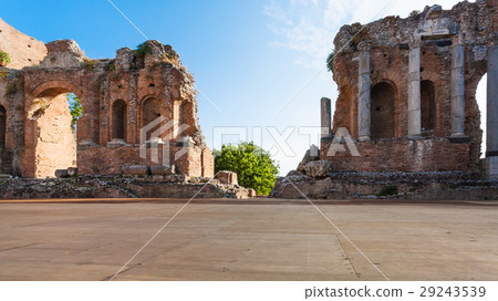 arena of ancient Teatro Greco in Taormina 29243539