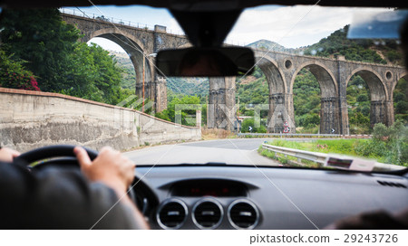 driving a car in Sicily 29243726