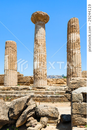 ruins of ancient Temple of Heracles in Agrigento ruins of ancient Temple of Heracles in Agrigento 29244119