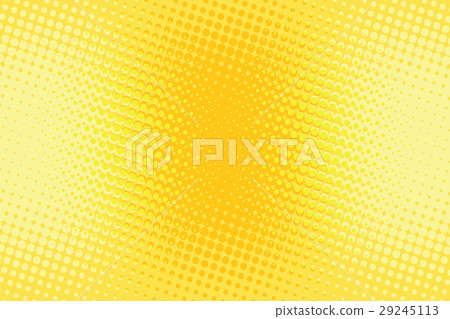 Orange yellow halftone pop art retro background 29245113