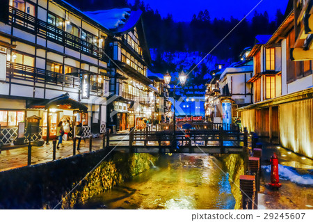 Yinshan Hot Spring Night View Yinshan Hot Spring Night View 29245607