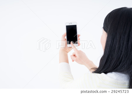 一位年輕女士（智能手機） 29245723