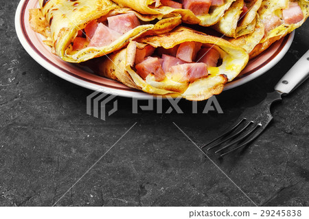Pancakes with meat to pancake week Pancakes with meat to pancake week 29245838