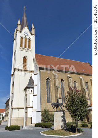 Gothic Franciscan Church in Kezsthely, Hungary. Gothic Franciscan Church in Kezsthely, Hungary. 29246036