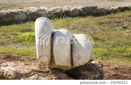 The ruins of the ancient citadel in Amman, Jordan  29246521
